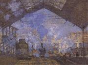Claude Monet Gare Saint-Lazare Spain oil painting artist